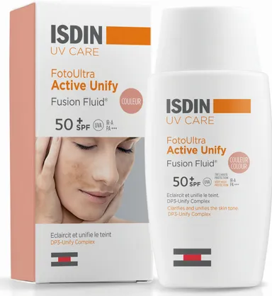 ISDIN FotoUltra Active Unify Fusion Fluid SPF 50+ COLOR 50ml