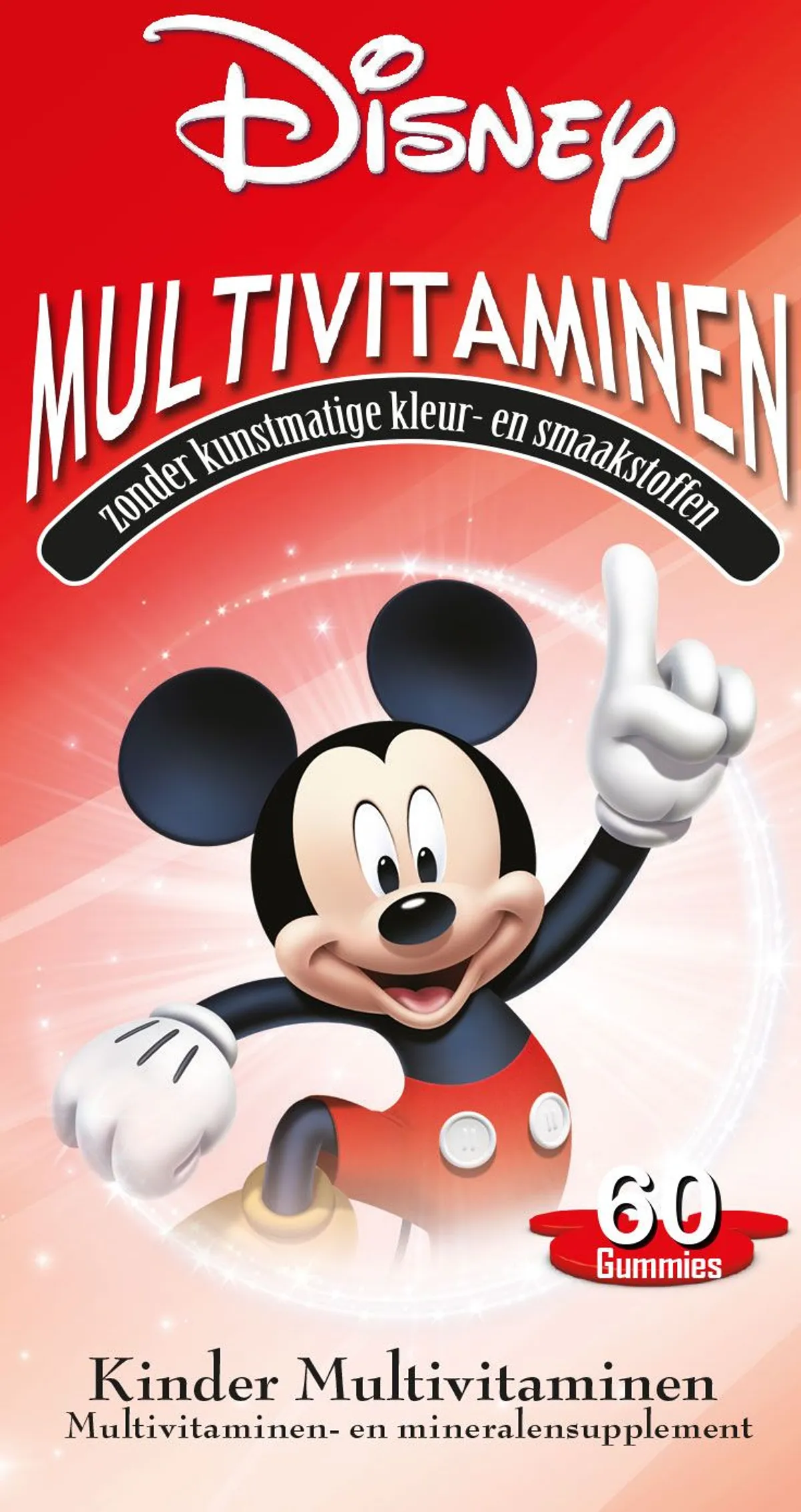 Disney Multivitamines voor Kinderen Mickey 60 Gummies