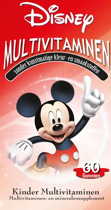 Disney Multivitamines voor Kinderen Mickey 60 Gummies