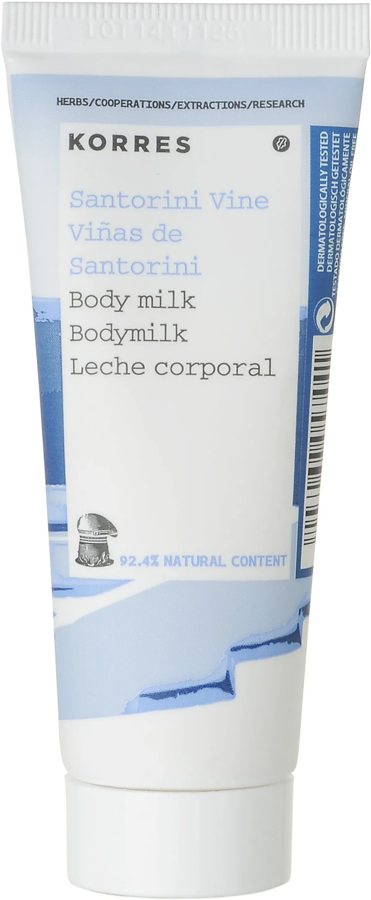 Korres Lichaamsmelk Santorini Wijngaarden 40 ml