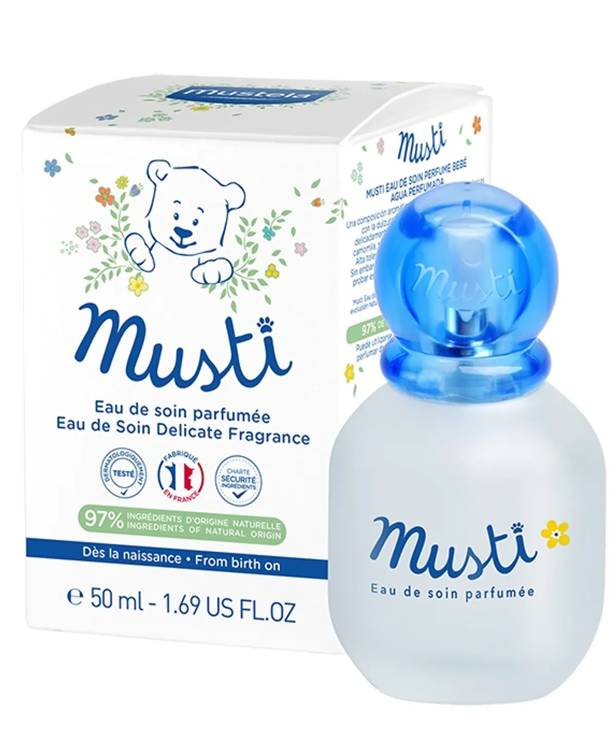 Mustela Musti Baby Verzorgingswater 50 ml