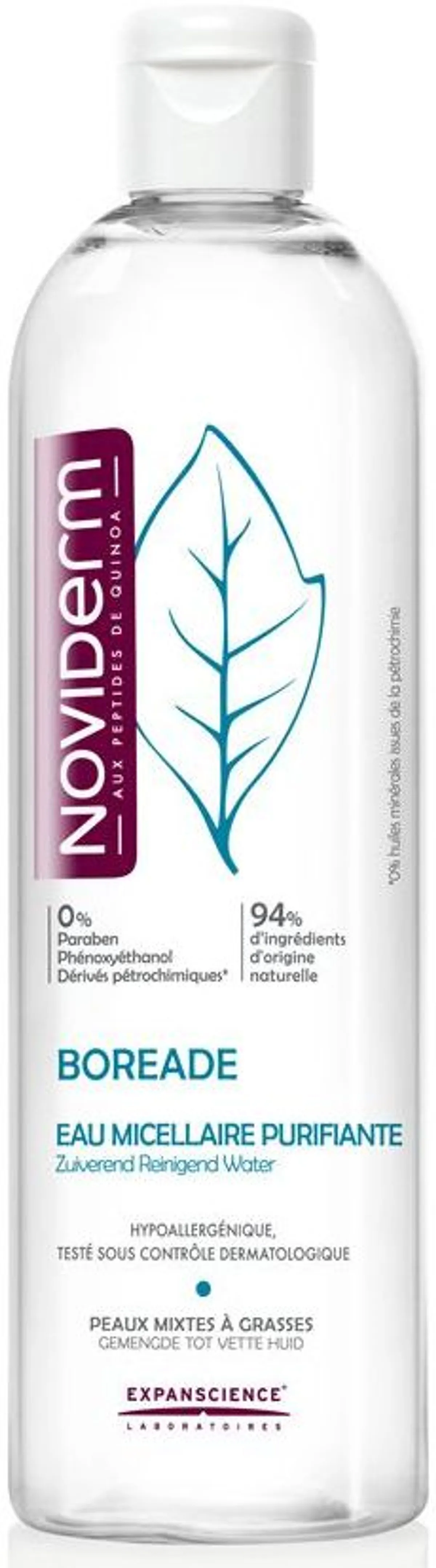 Noviderm Boreade Eau Micellaire Purifiante 400ml