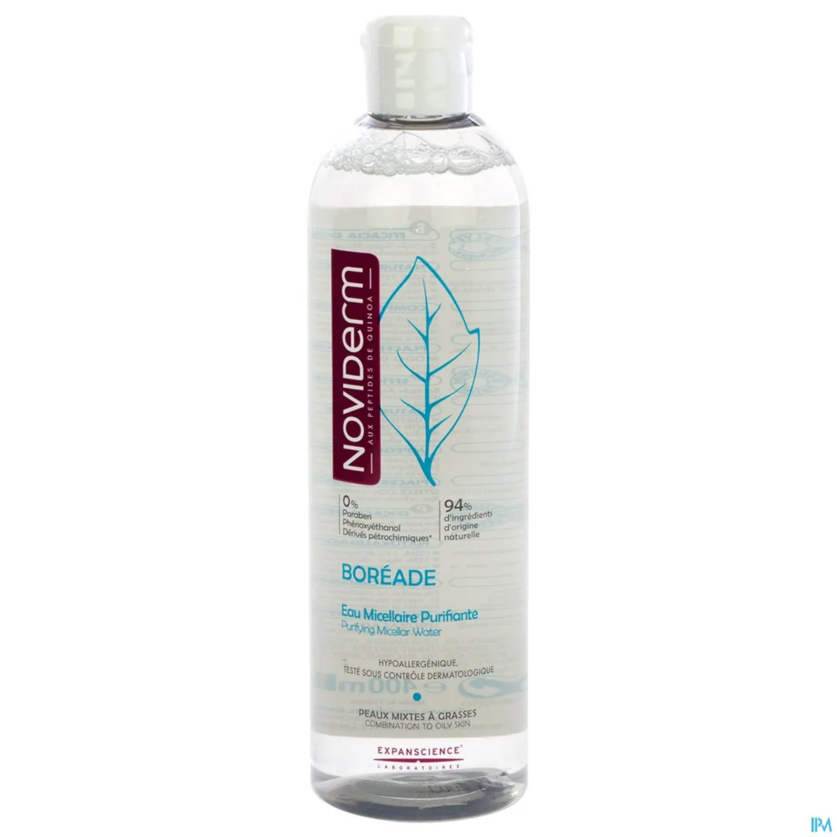 Noviderm Boreade Zuiverend Micellair Water 400ml