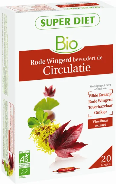 SuperDiet Bloedsomloop Bio 20 Ampullen x 15ml