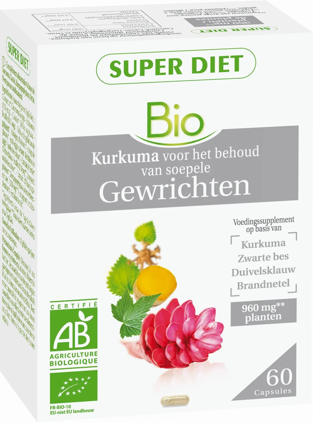 SuperDiet Complex Gewrichten Bio 60 Capsules