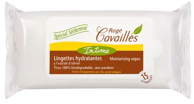 Rogé Cavaillès Intime 15 Lingettes Hydratantes