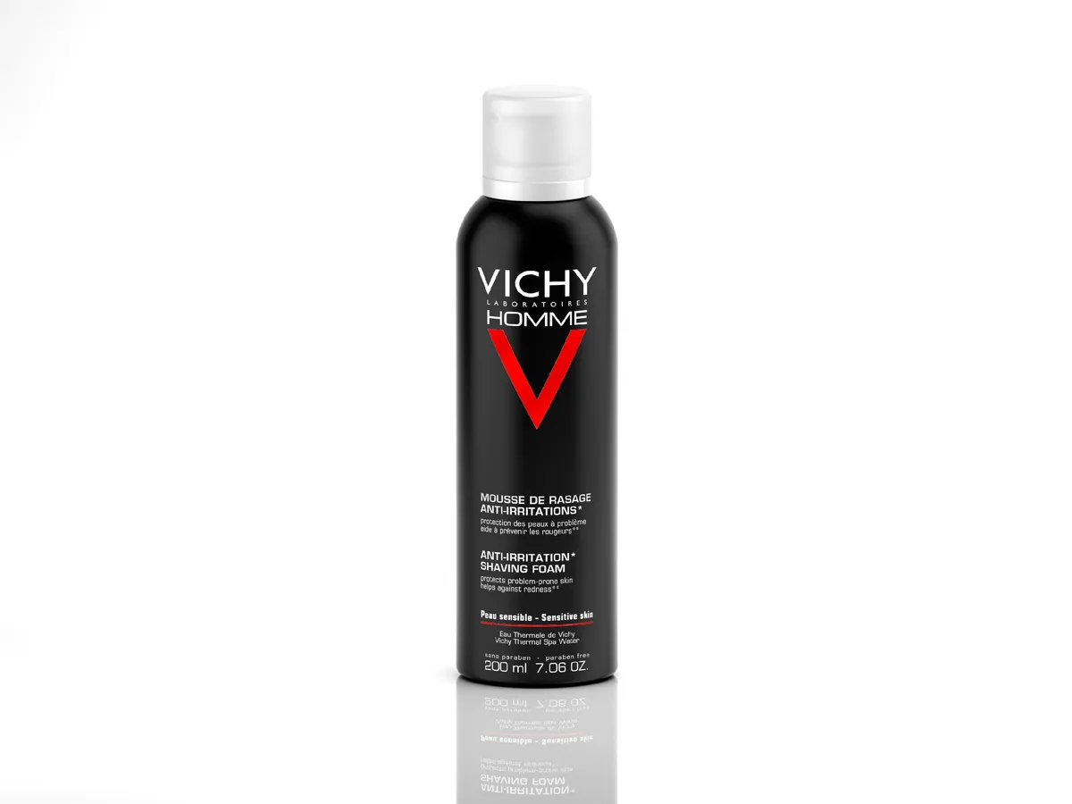 Vichy Mannen Scheerschuim Anti-Irritatie 200ml