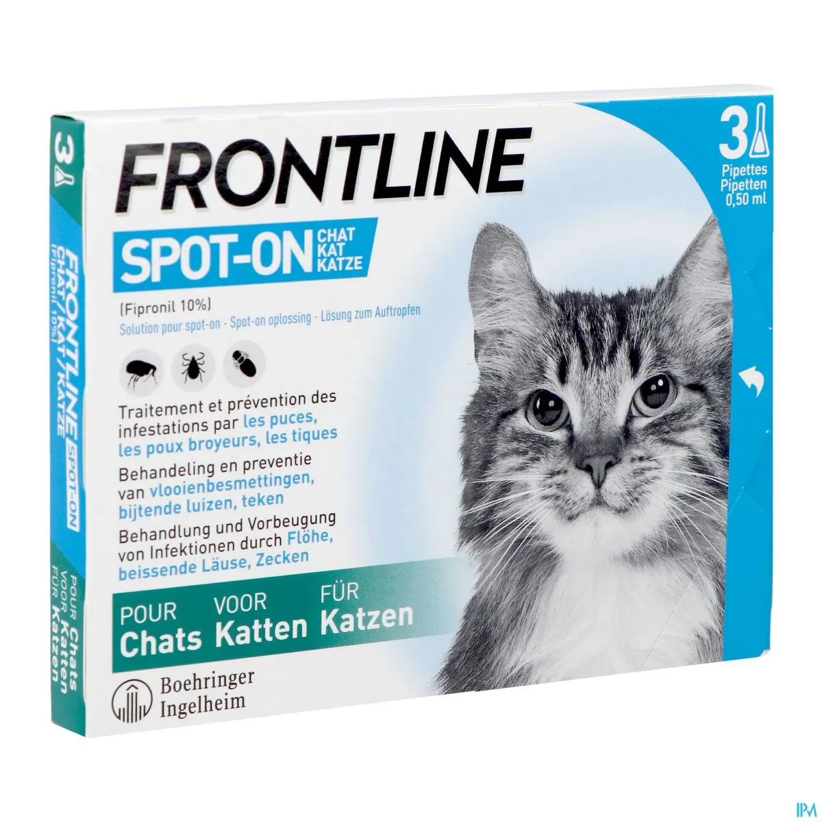 Frontline Spot On Chat Pipet 3x0,50ml