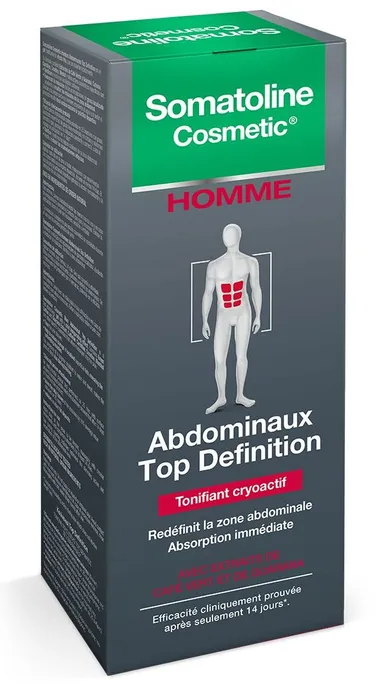 Somatoline Cosmetic Homme Traitement Abdominaux Top Definition Sport 200ml