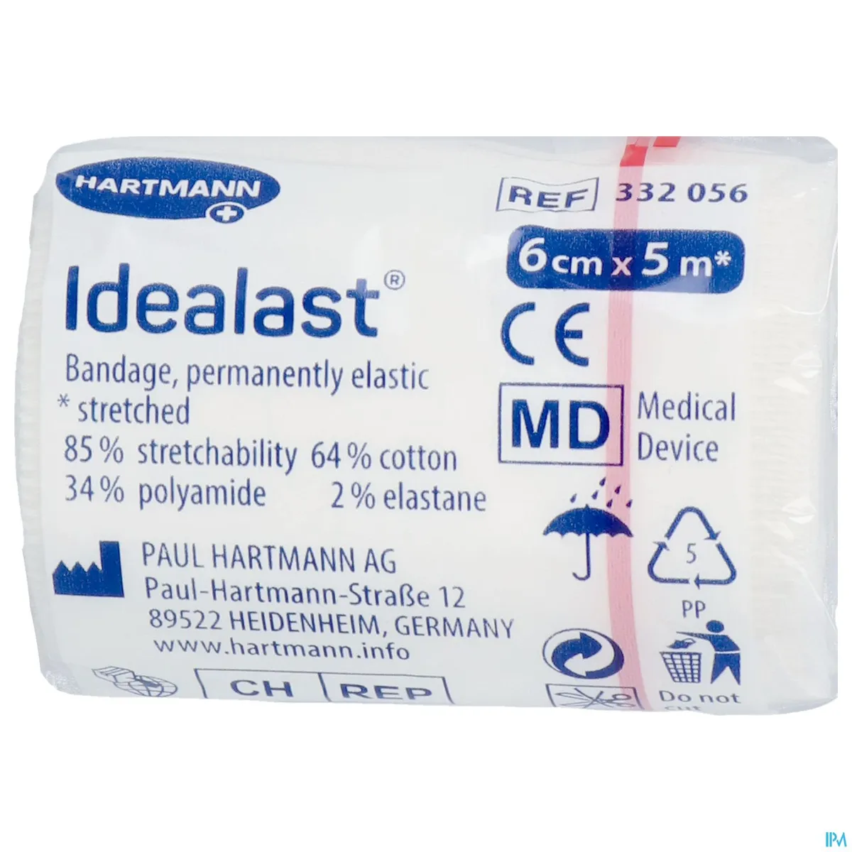 Idealast Hartm + Agrafes Blanc6cmx5m 1 9311438