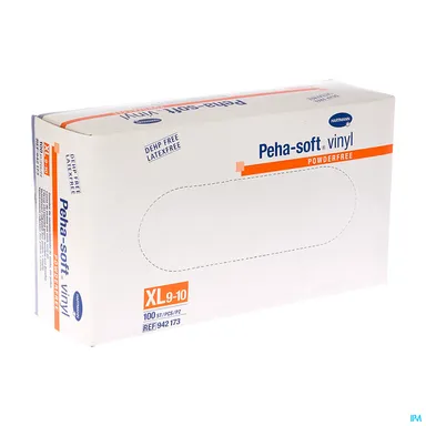Peha Soft Handschoenen Vinyl Zonder Poeder XL 100 Stuks