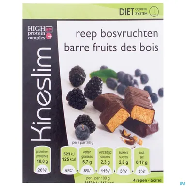 Kineslim Reep Bosvruchten 4x36g