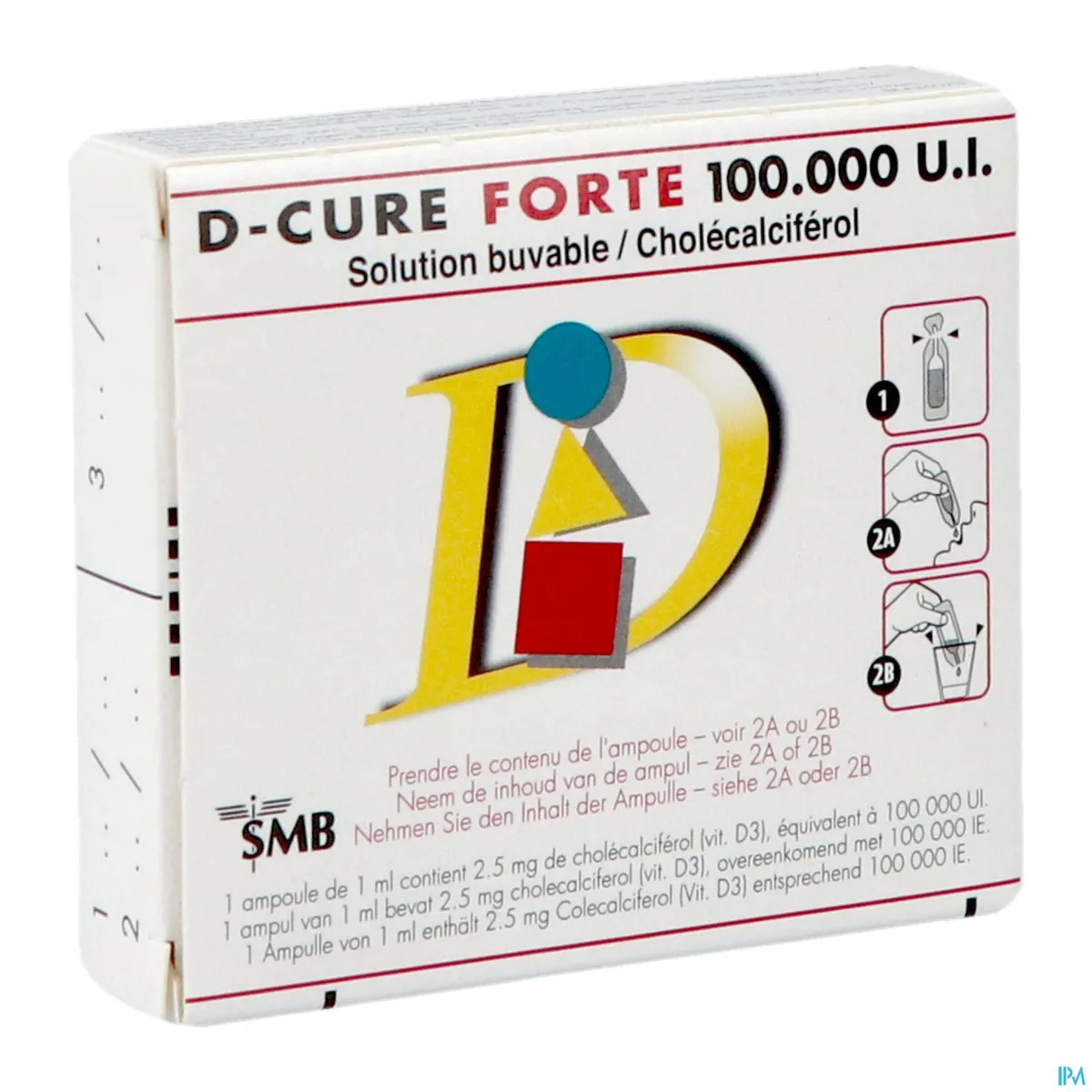 D-Cure Forte 100.000 UI 3 ampullen