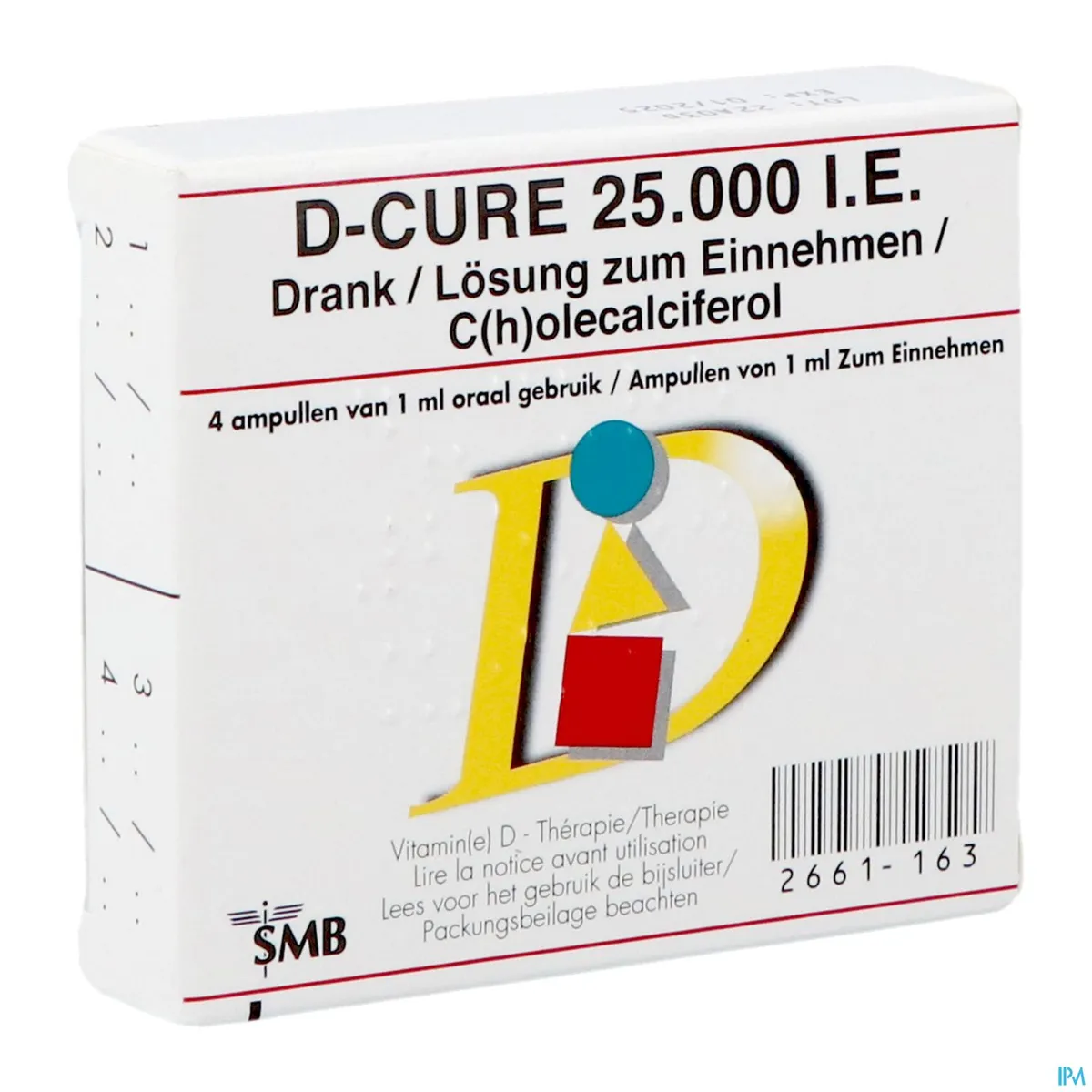 D-Cure 25.000 UI 4 ampullen