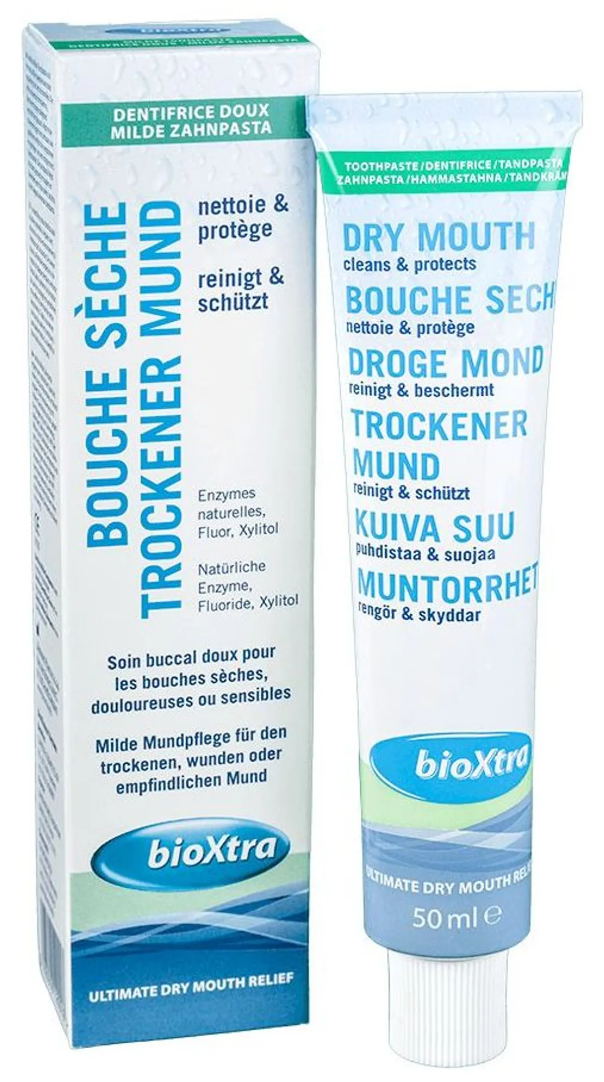 BioXtra Bouche Sèche Dentifrice Doux 50ml