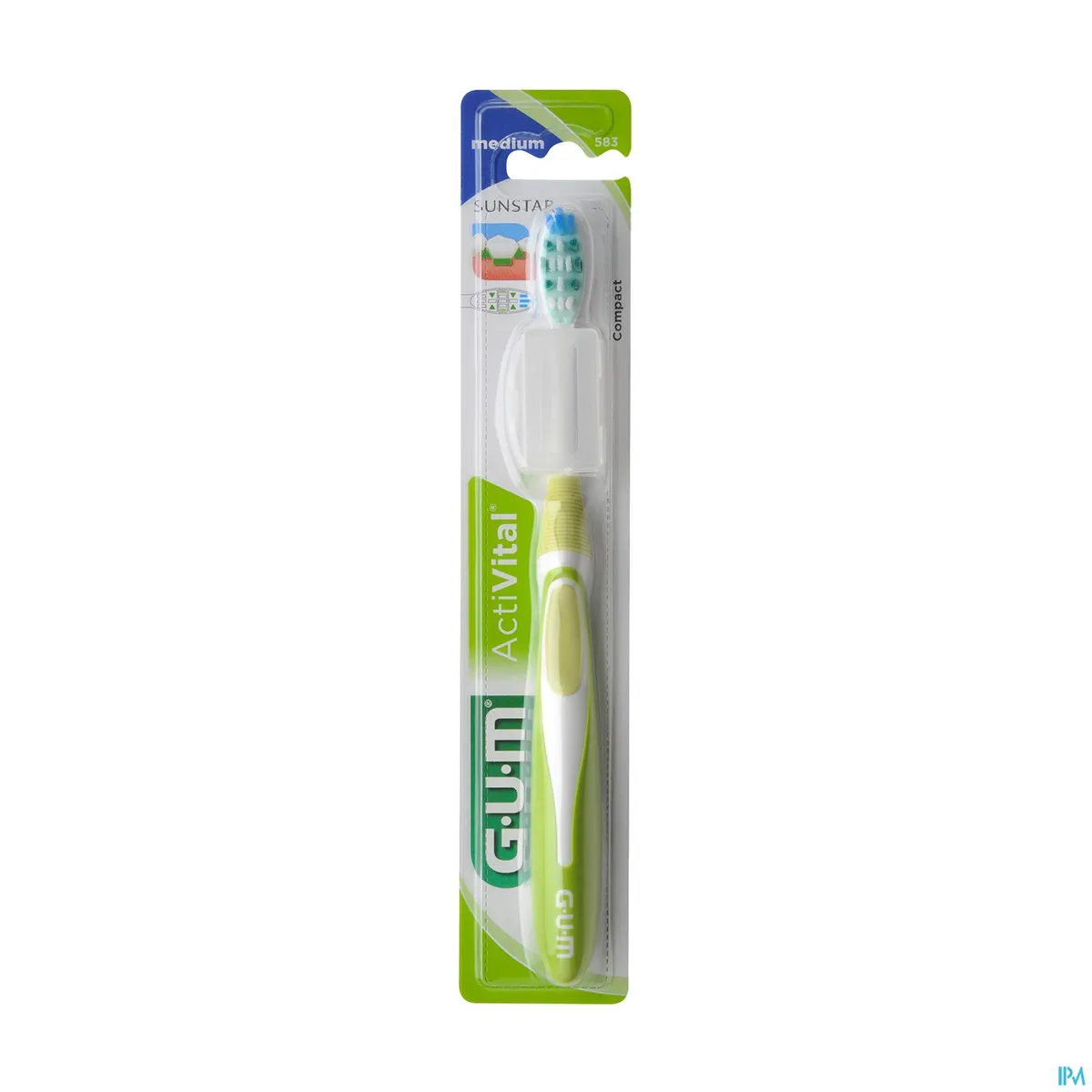 GUM ActiVital Tandenborstel Medium (+ gratis softpicks)