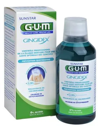 GUM Gingidex Bain de Bouche Prévention Quotidienne 300ml