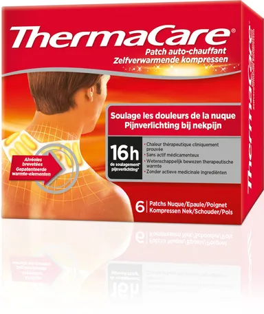 Thermacare 6 Compresses Auto-Chauffantes Nuque-Epaule-Poignet