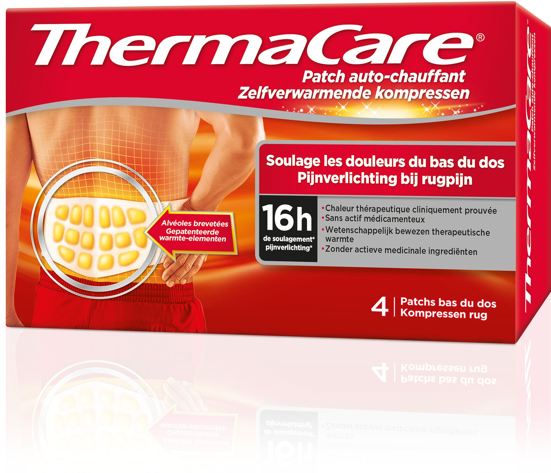 Thermacare 2x2 Zelfverwarmende Kompressen Rug - Nek - Schouder - Warmte ...