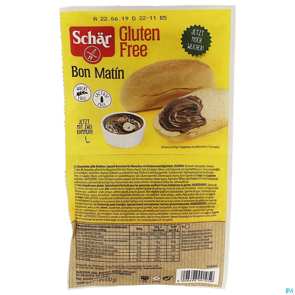 Schar Pain Bon Matin 200g