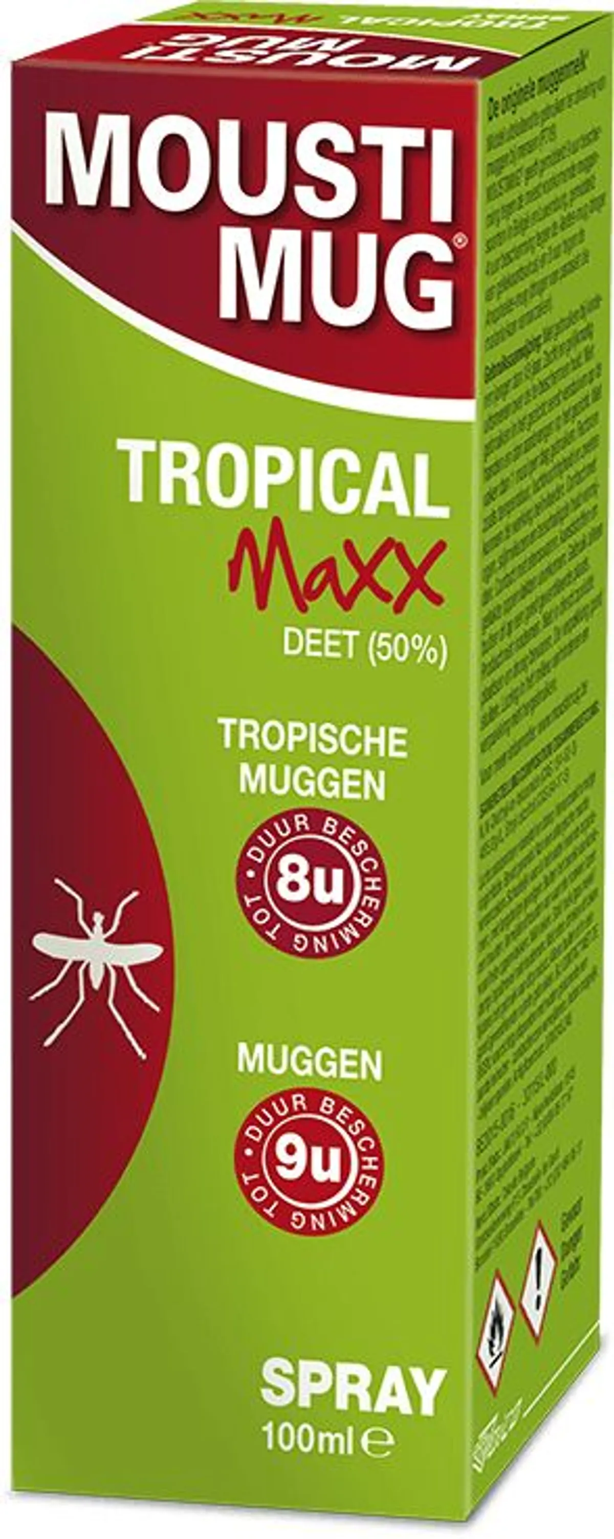 Moustimug Tropical MaXX 50% Deet Spray 100ml