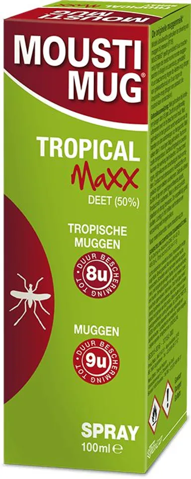 Moustimug Tropical MaXX 50% Deet Spray 100ml