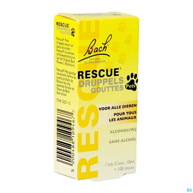Bachbloesem Rescue Huisdieren druppels 10ml