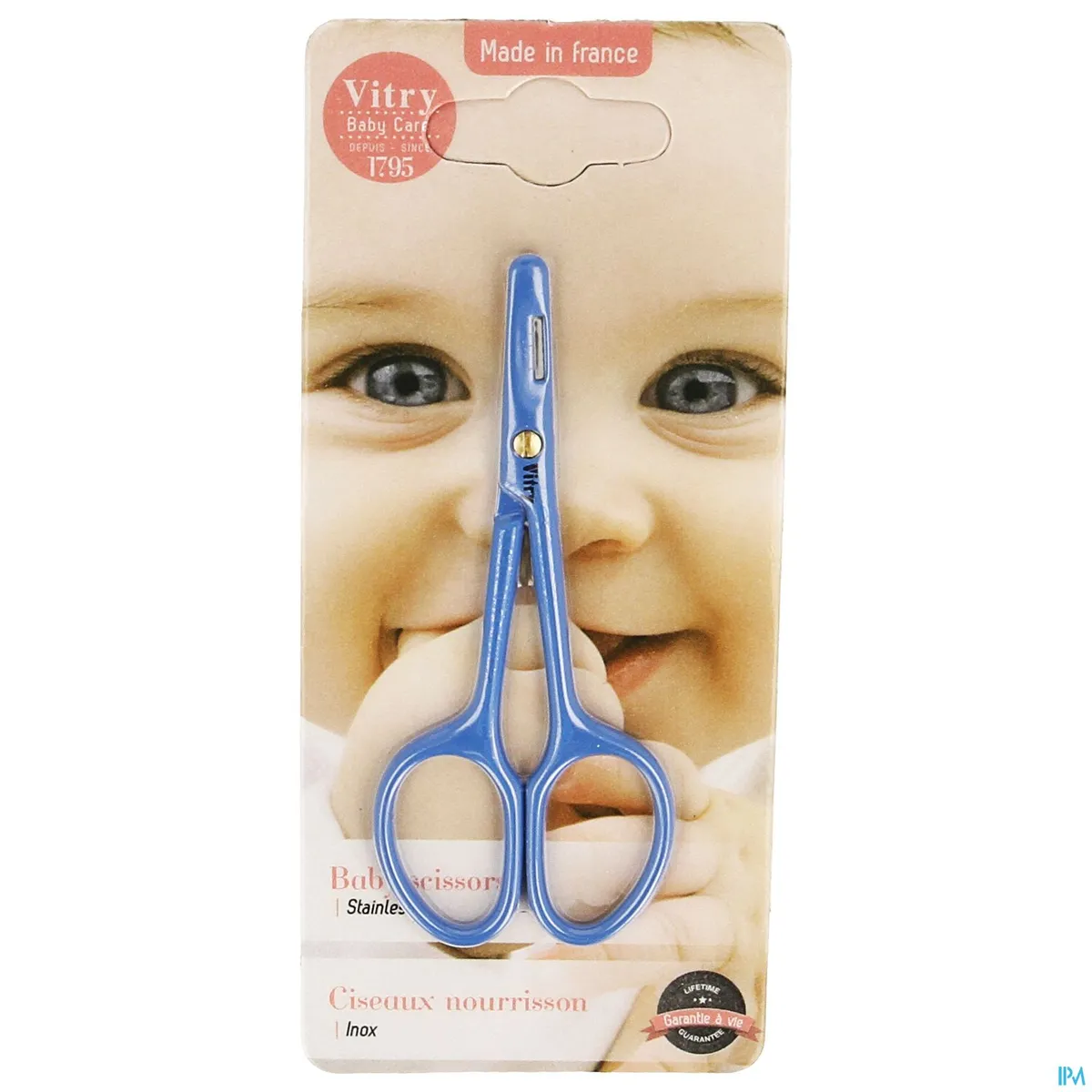 Vitry Ciseaux Nourrisson Inox Pastel 1045