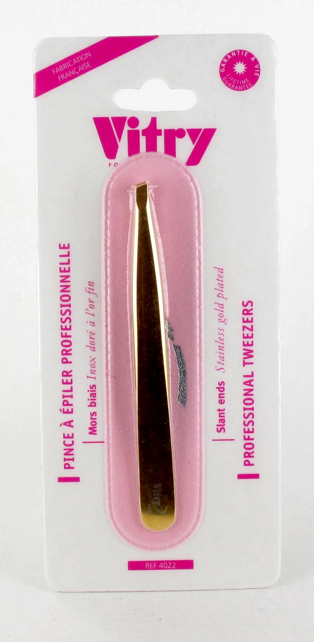 Vitry Prestige Pince Epil Prof Oblique Inox 4022