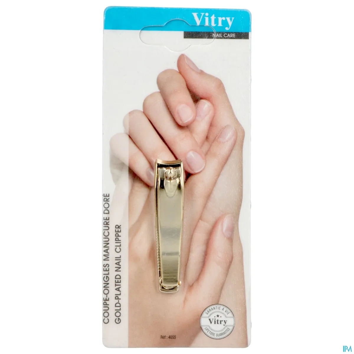Vitry Prestige Nagelknipper Zakformaat Z/ketting 4055