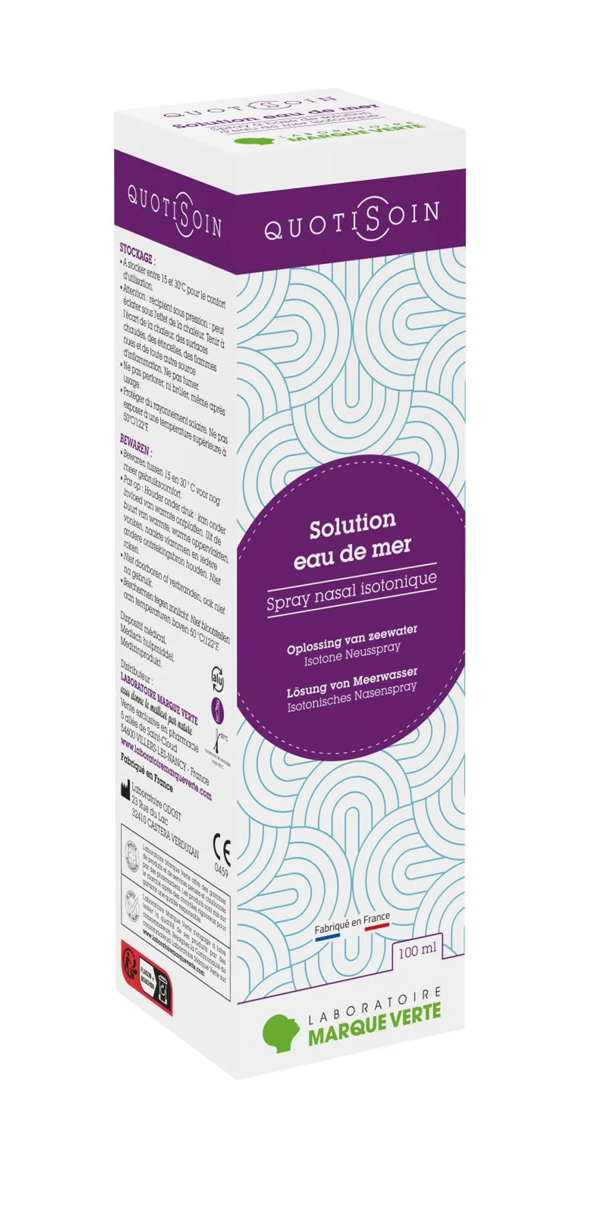 Marque Verte Eau De Mer Spray 100ml