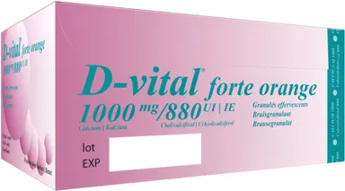 D-Vital Forte 1000/880 Orange 30 Sachets