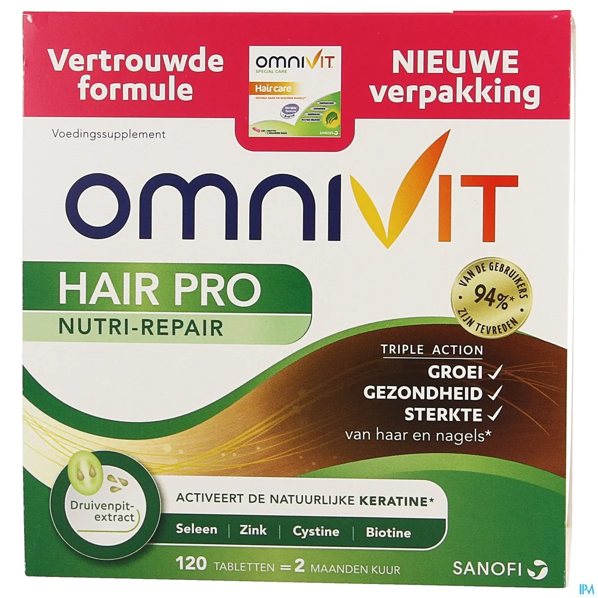 Omnivit Cheveux 120 Comprimés