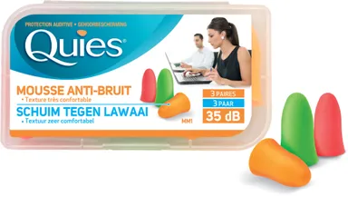 Quies Oordopjes Schuim 3 Paar