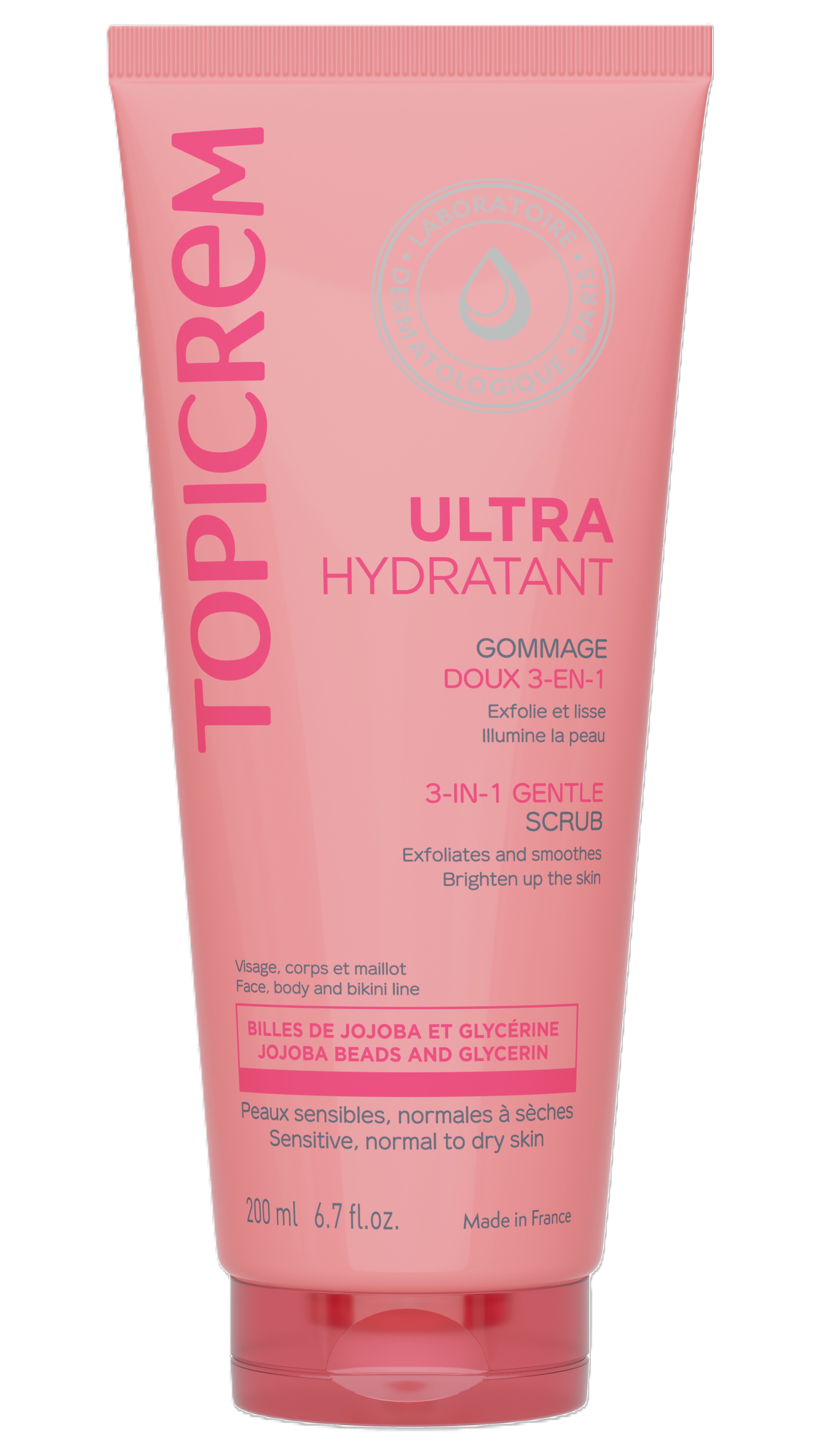 Topicrem Peeling Zachtheid Gezicht-Lichaam 200ml