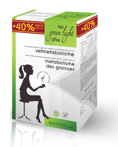 Green Light Coffee 10 + 4 Sachets (40% Gratuit)