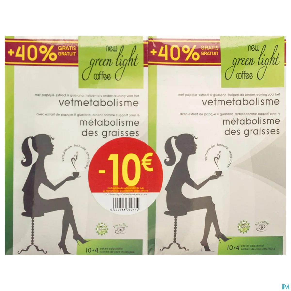 Green Light Coffee 10 + 4 Zakjes (40% Gratis)