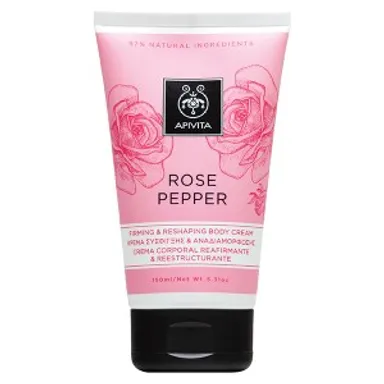 Apivita Crème Corps Raffermissante Rose&Pepper 150ml