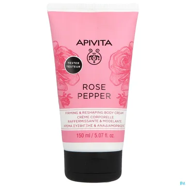 Apivita Verstevigende Bodycrème Rose&Pepper 150ml
