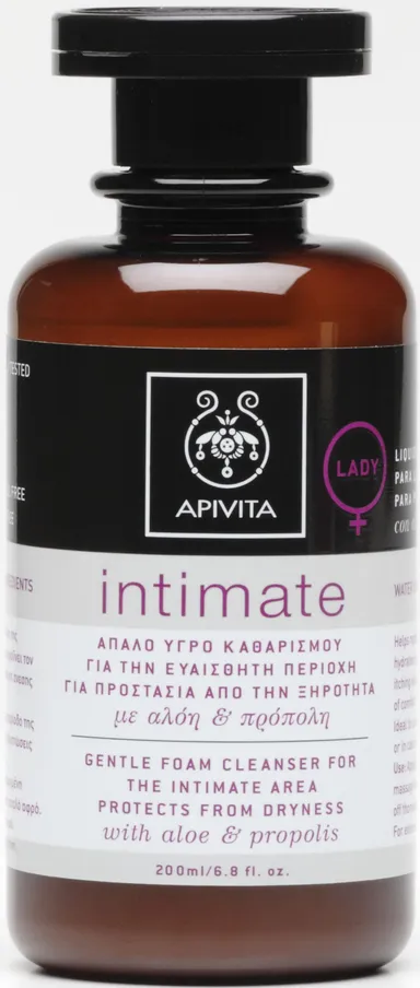 Apivita Intimate Soins Doux Mousse Nettoyante 200ml