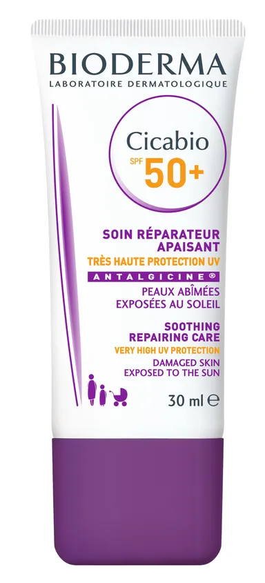 Bioderma Cicabio SPF50+ Crème Réparatrice Apaisante 30ml