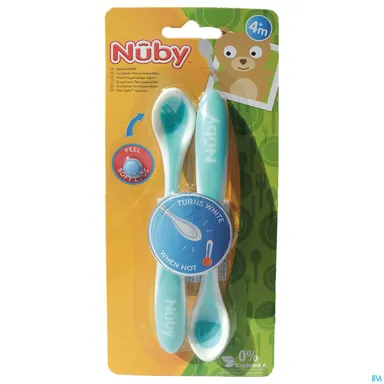 Nuby Lepel Warmtegevoelig +4m 2