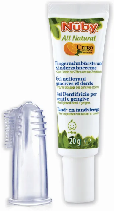 Nuby Citroganix Gel Nettoyant Gencives-Dents 20g