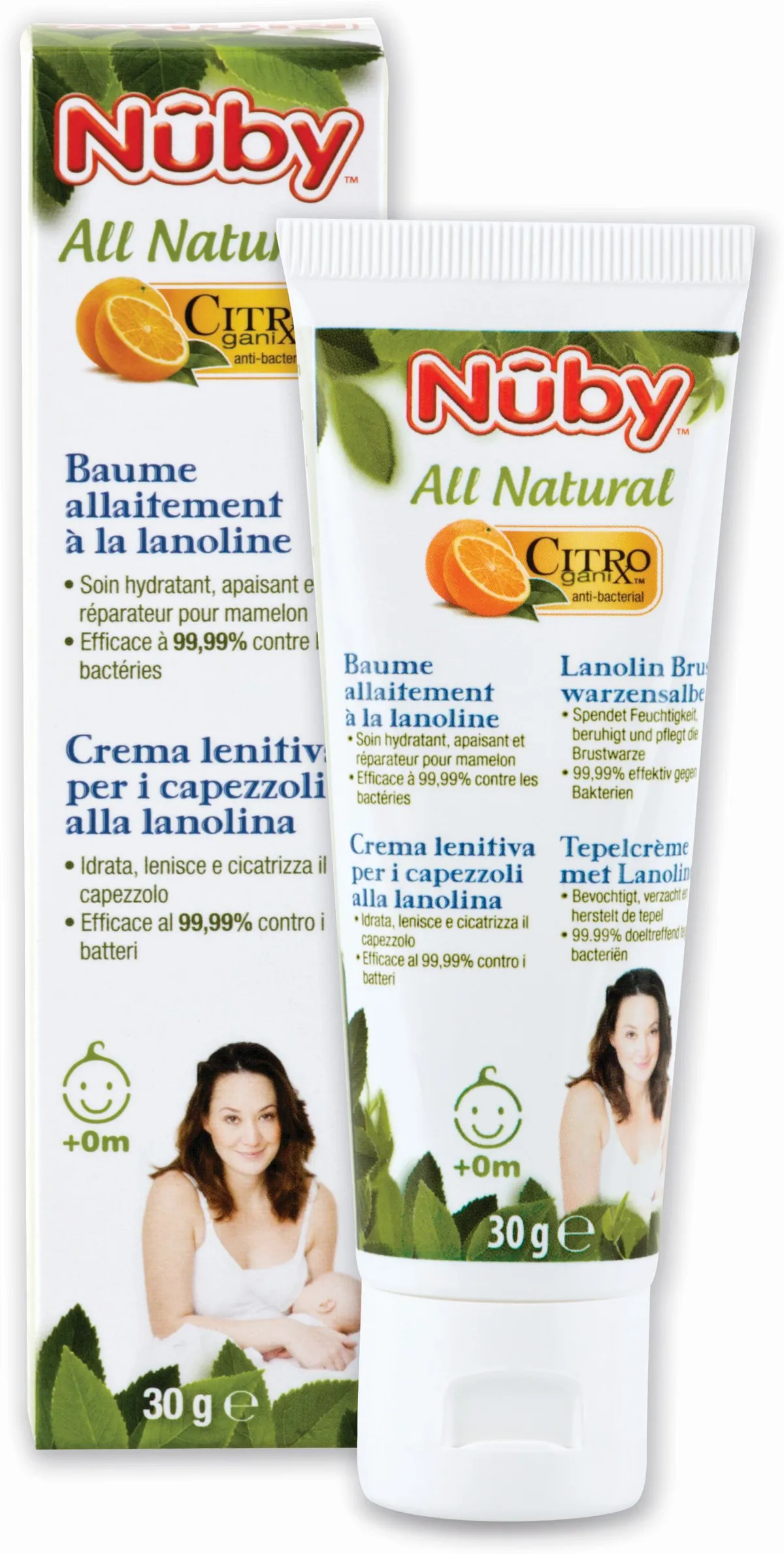 Nuby Citroganix Baume Allaitement Lanoline 30g