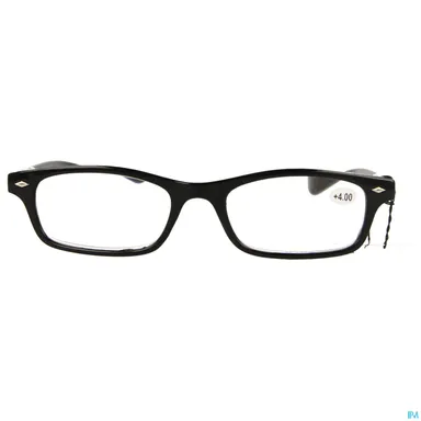 Pharmaglasses Leesbril Dioptrie +4,00 Black