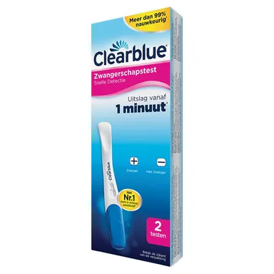 Clearblue Snelle Detectie Zwangerschapstest 2 Tests