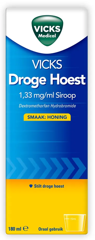 Vicks VapoSyrup Hoestsiroop Honing 180ml