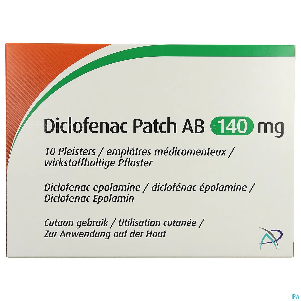 DICLOFENAC PATCH AB 140MG PLEISTER 10