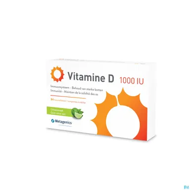Vitamine D 1000IU 84 Kauwtabletten