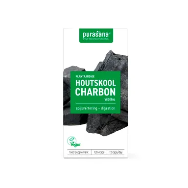 Purasana Houtskool 120 Capsules